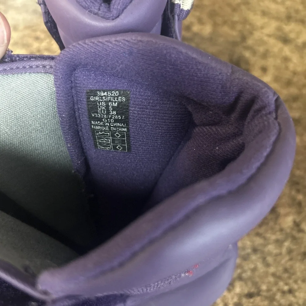 Lands End Big Girls‎ Winter Boots Snow Rain Purple Insulated Size 6